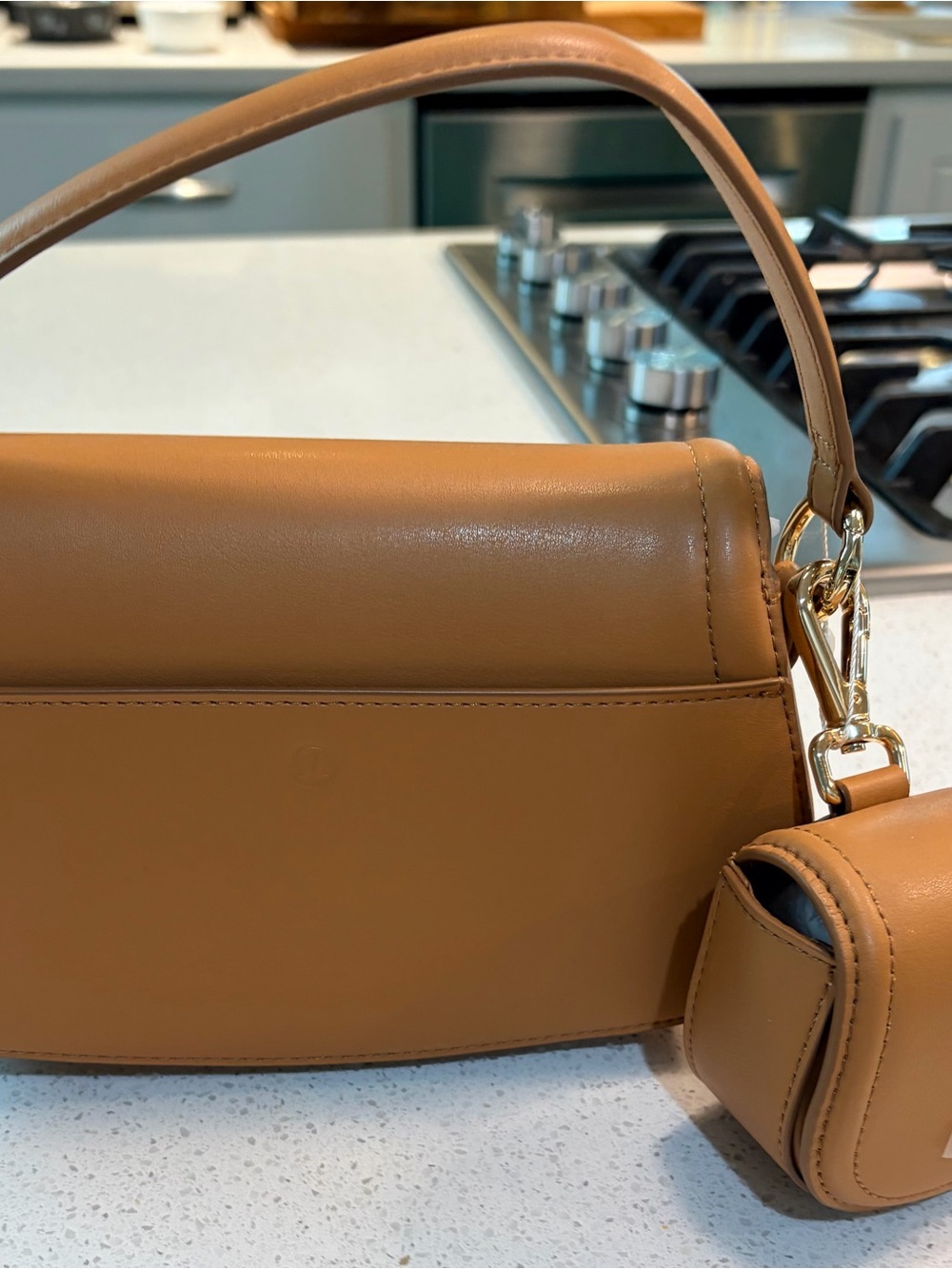 Lululemon Cactus Leather Mini bag with baby& free charm! - Picture 3 of 6